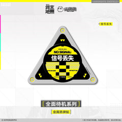Arknights Endfield Metal Road Sign Stickers - Full Standby Series