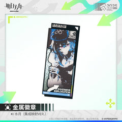 Arknights Metal Badge - Phantom  Ceobe  Mizuki  Typhon  Magallan  Nymph