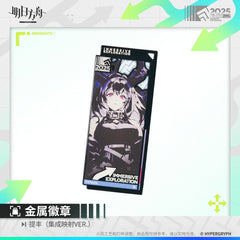 Arknights Metal Badge - Phantom  Ceobe  Mizuki  Typhon  Magallan  Nymph