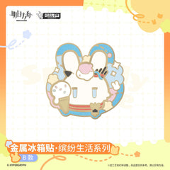 Arknights Metal Refrigerator Magnet - Sparkly Life Series