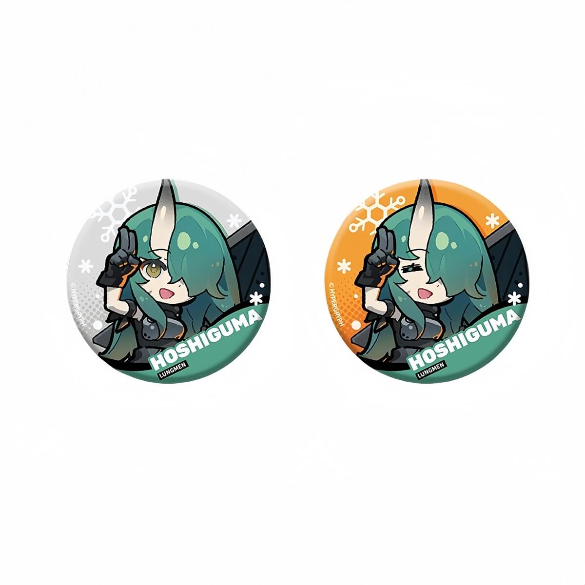 Arknights PERISH IN FROST Hoshiguma Two-Color Variation Badge