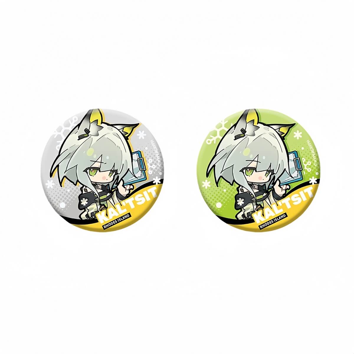 Arknights PERISH IN FROST Kal'tsit Two-Color Variation Badge