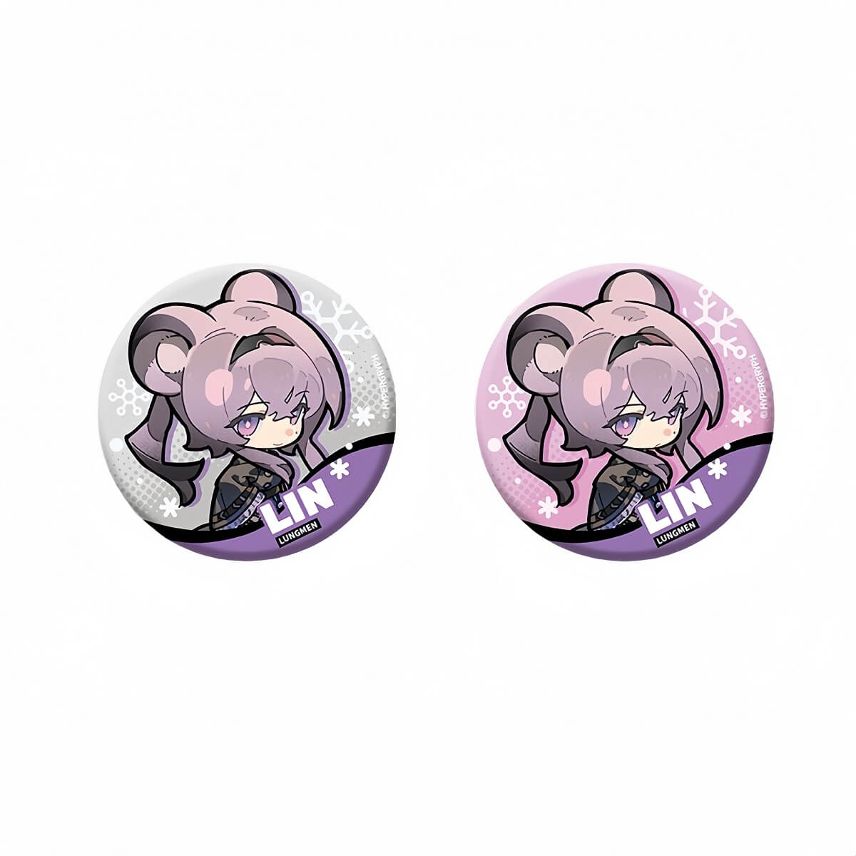 Arknights PERISH IN FROST Lin Two-Color Variation Badge