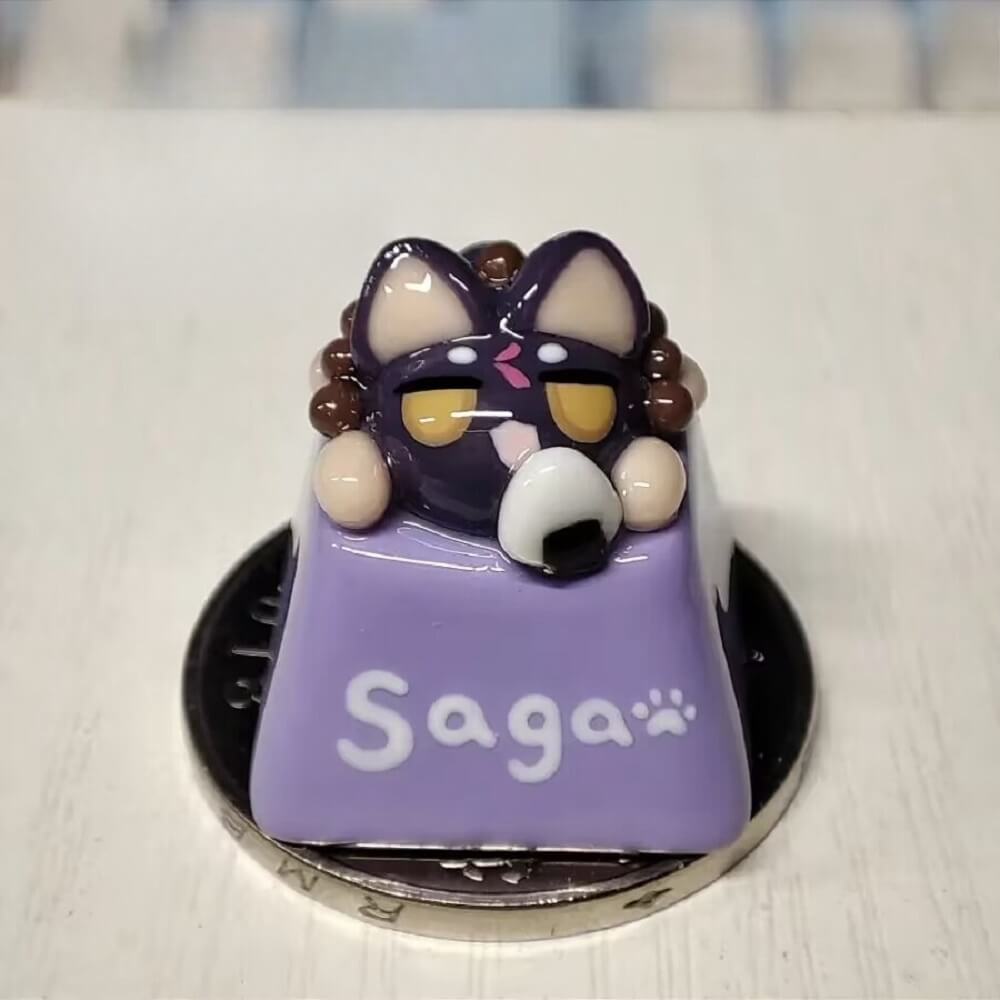 Arknights Saga Bean keycaps