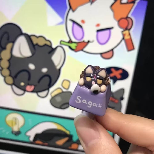 Arknights Saga Bean keycaps