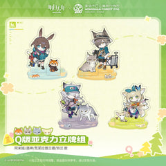 Arknights ×Hongshan Zoo – Chibi Acrylic Standee Set