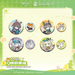 Arknights ×Hongshan Zoo – Chibi Badge Set