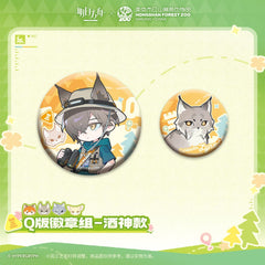 Arknights ×Hongshan Zoo – Chibi Badge Set