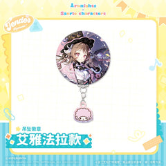Arknights x Sanrio Family-Pendant Badge
