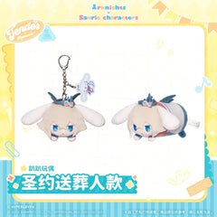 Arknights x Sanrio Family-Sticker Pack-Plush Lying Doll