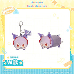 Arknights x Sanrio Family-Sticker Pack-Plush Lying Doll