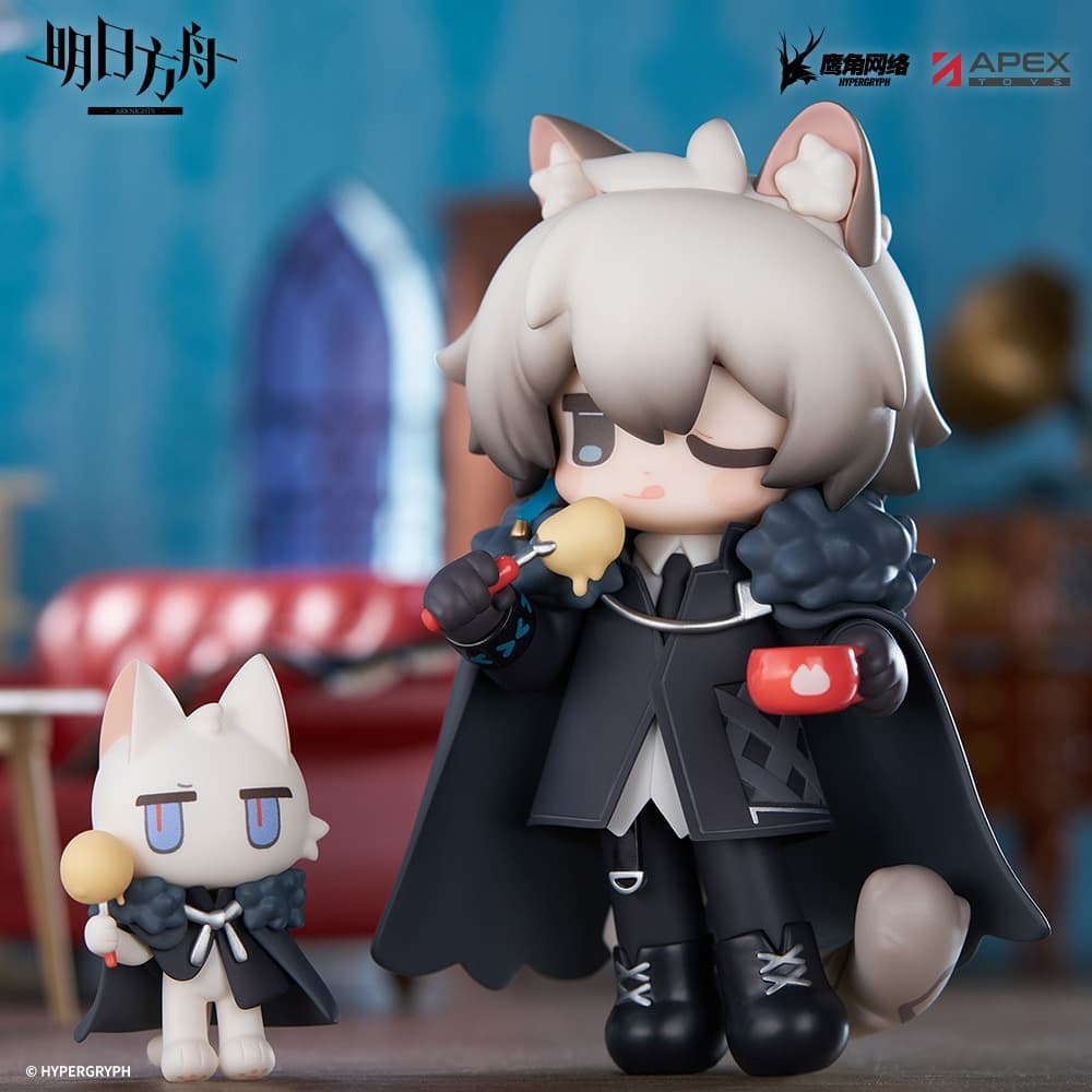 Arknights Dessert Time SilverAsh & Logos Chibi Figure